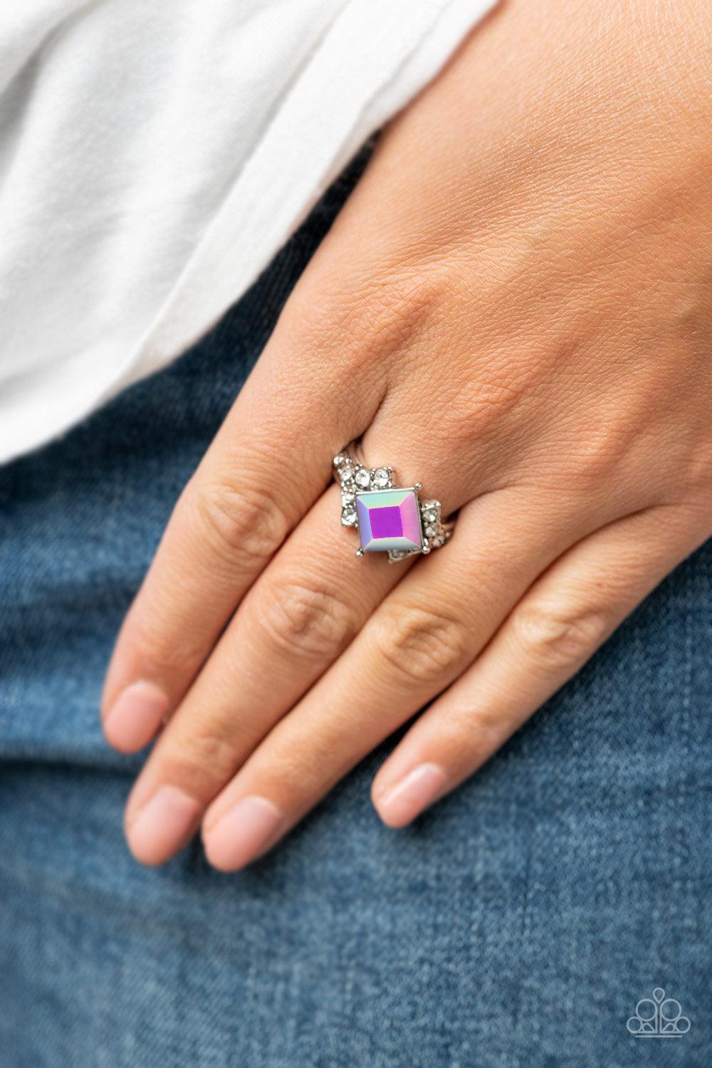 Mind-Blowing Brilliance Purple Ring - Jewelry by Bretta
