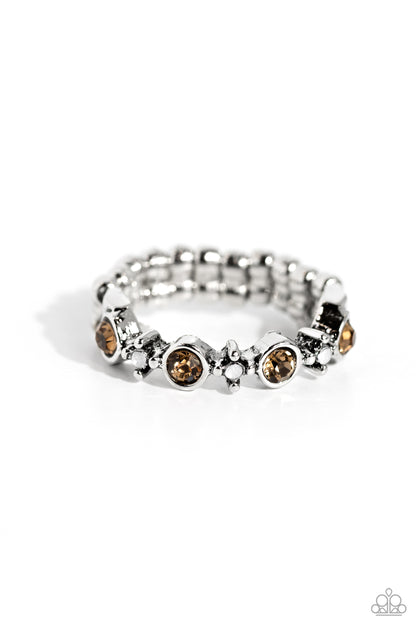Modestly Modern Brown Ring - Jewelry by Bretta