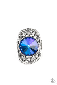 Galactic Garden Blue Ring - Jewelry by Bretta