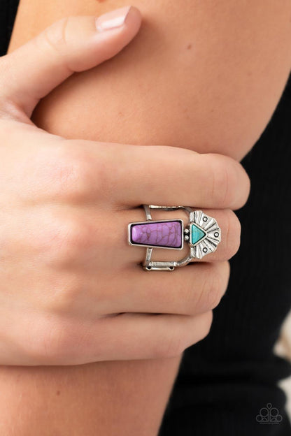 Stellar Stones Purple Ring - Jewelry by Bretta