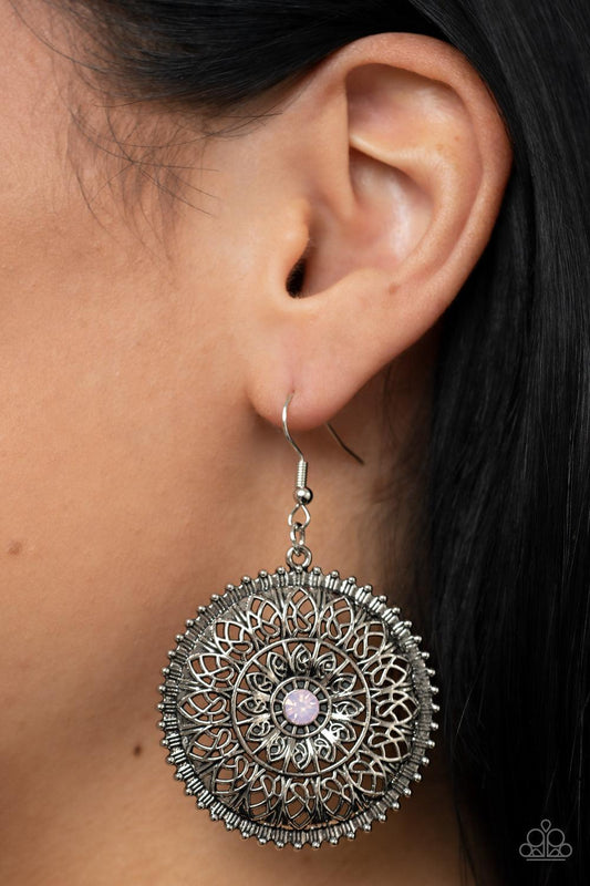 Spellbinding Botanicals Pink Earrings - Jewelry by Bretta