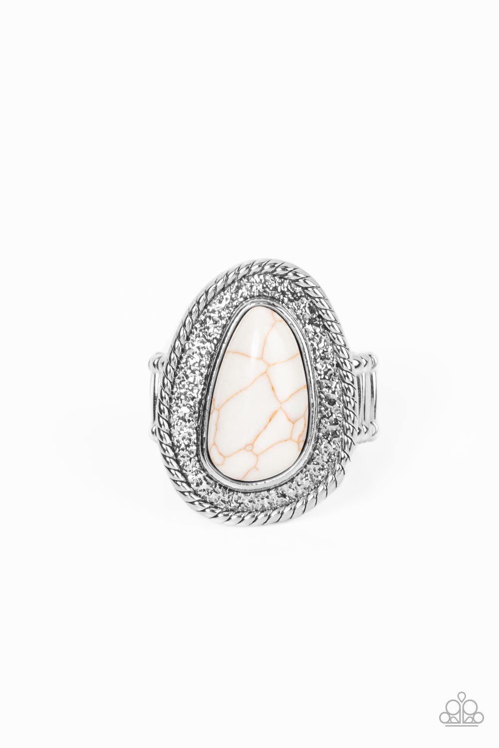 Downtown Desertscape White Ring - Jewelry by Bretta