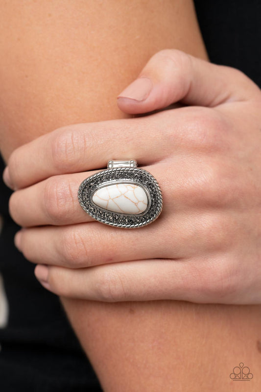 Downtown Desertscape White Ring - Jewelry by Bretta