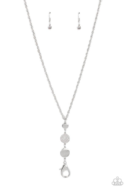 Positively Planetary White Necklace - Jewelry by Bretta