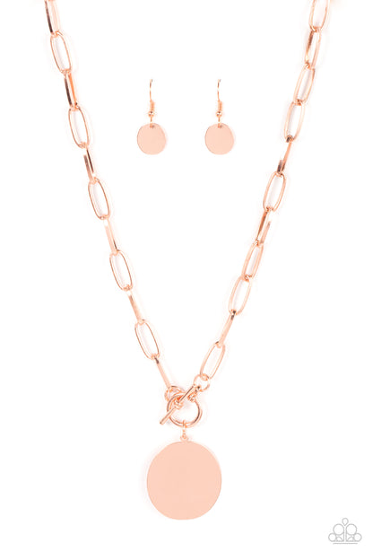 Tag Out Copper Necklace - Jewelry by Bretta