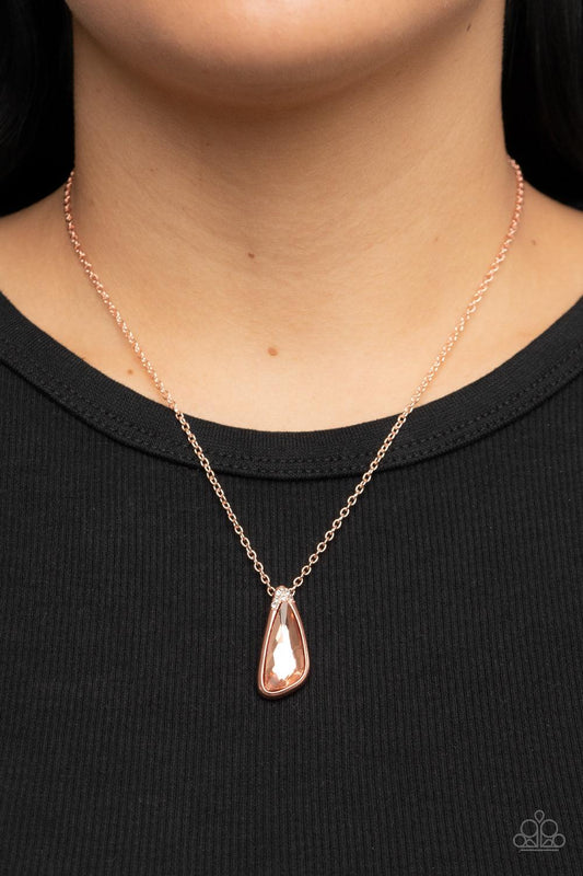 Envious Extravagance Paparazzi Copper Necklace - Jewelry by Bretta - Jewelry by Bretta
