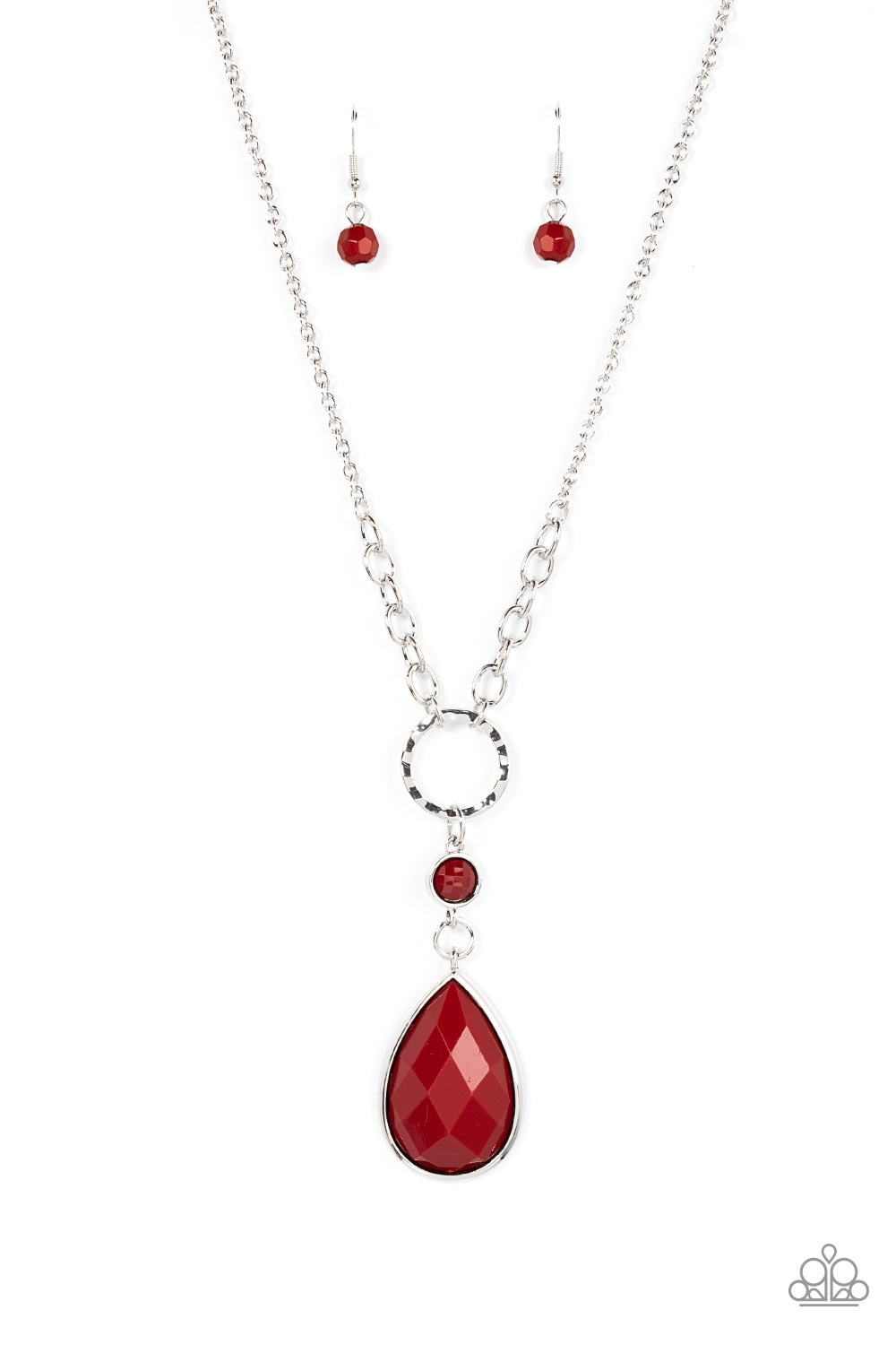 Valley Girl Glamour Red Necklace - Jewelry by Bretta