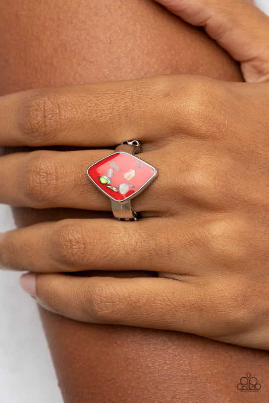 Stellar Shores Red Ring - Jewelry by Bretta