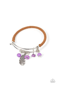 Running a-FOWL Purple Bracelet - Jewelry by Bretta