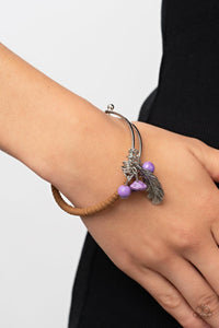 Running a-FOWL Purple Bracelet - Jewelry by Bretta
