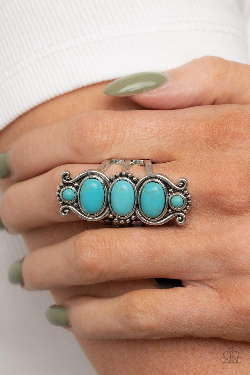 Roswell Relic Blue Ring - Jewelry by Bretta