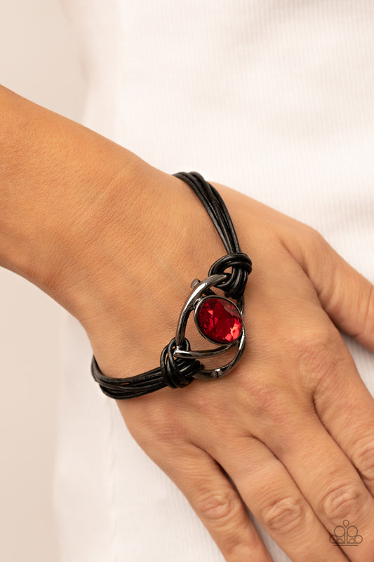 Keep Your Distance Red Bracelet -Jewelry by Bretta