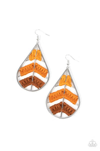 Nice Threads Orange Earrings - Jewelry by Bretta