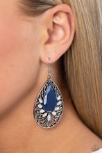 Floral Fairytale Blue Earrings - Jewelry by Bretta
