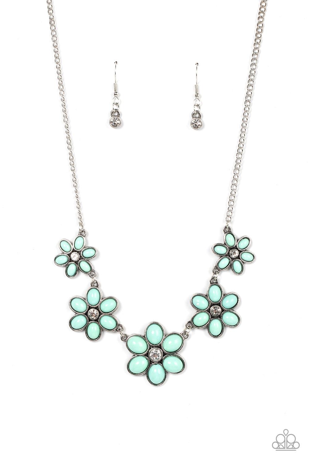 Prairie Party Green Necklace - Jewelry by Bretta