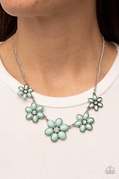Prairie Party Green Necklace - Jewelry by Bretta