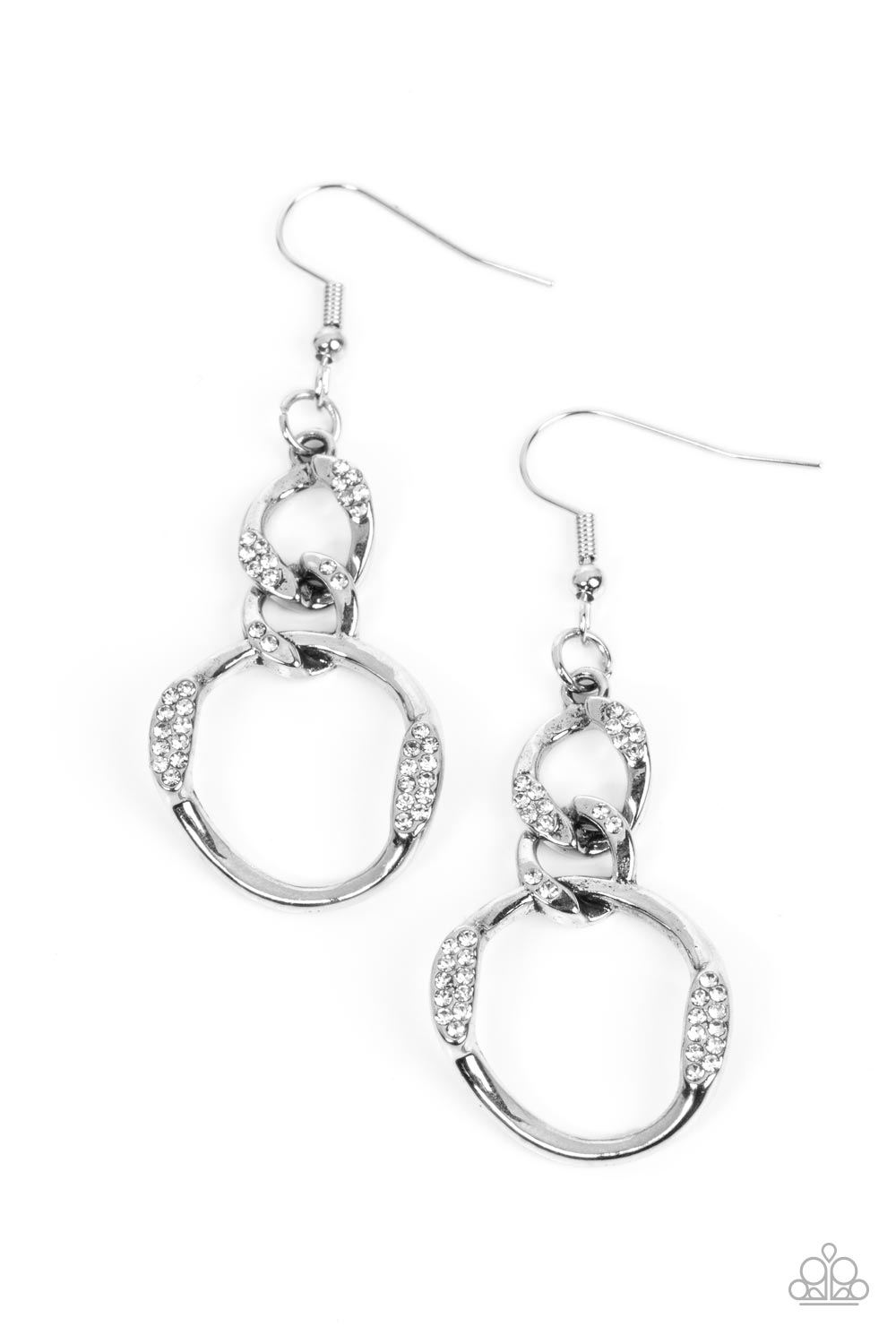 SELFIE-Made Woman White Earrings  - Jewelry by Bretta