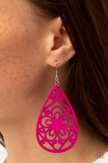 Marine Eden Pink Earrings - Jewelry by Bretta