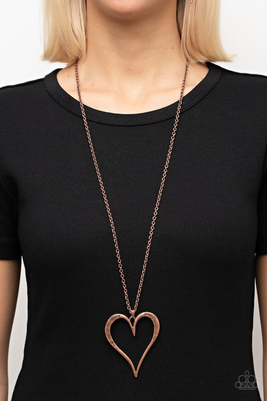Hopelessly In Love Copper Necklace - Jewelry by Bretta