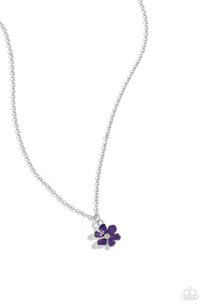 Cottage Retreat Purple Necklace - Jewelry by Bretta