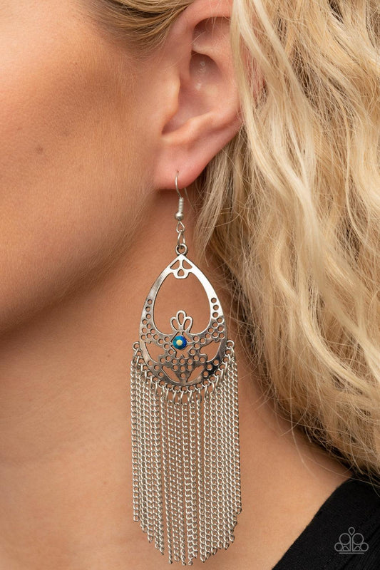 Castle Cottage Blue Earrings - Jewelry by Bretta