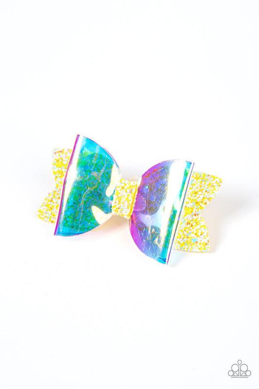 Futuristic Favorite Yellow Hair Bow - Jewelry by bretta