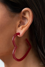 Heart-Throbbing Twinkle Red Earrings - Jewelry by Bretta