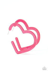 Heart-Throbbing Twinkle Pink Earrings - Jewelry by Bretta