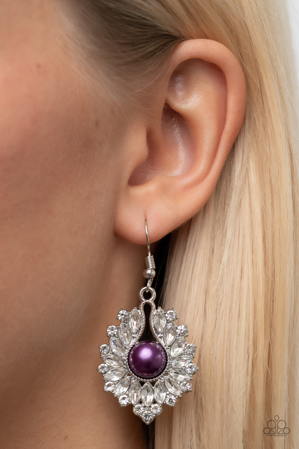 Crowns Required Purple Earrings - Jewelry by Bretta