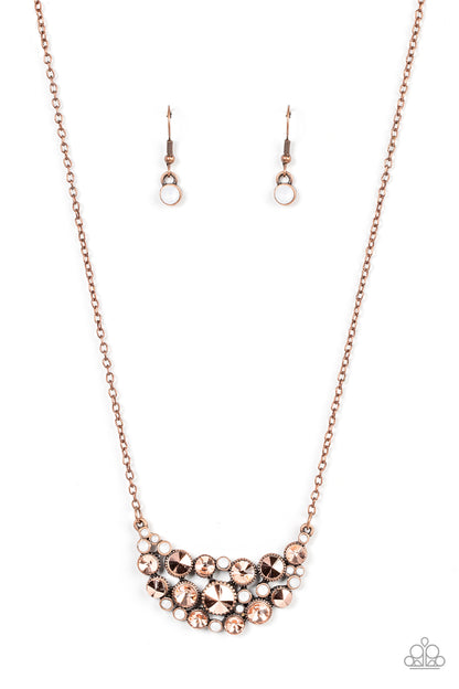 Effervescently Divine Copper Necklace - Jewelry by Bretta