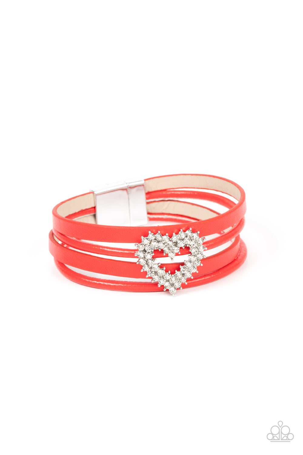 Wildly in Love Red Bracelet - Jewelry by Bretta