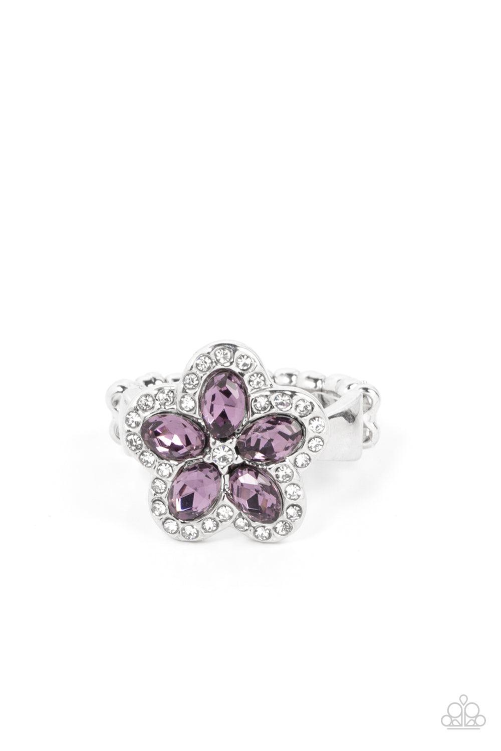 Efflorescent Envy Purple Ring - Jewelry by Bretta