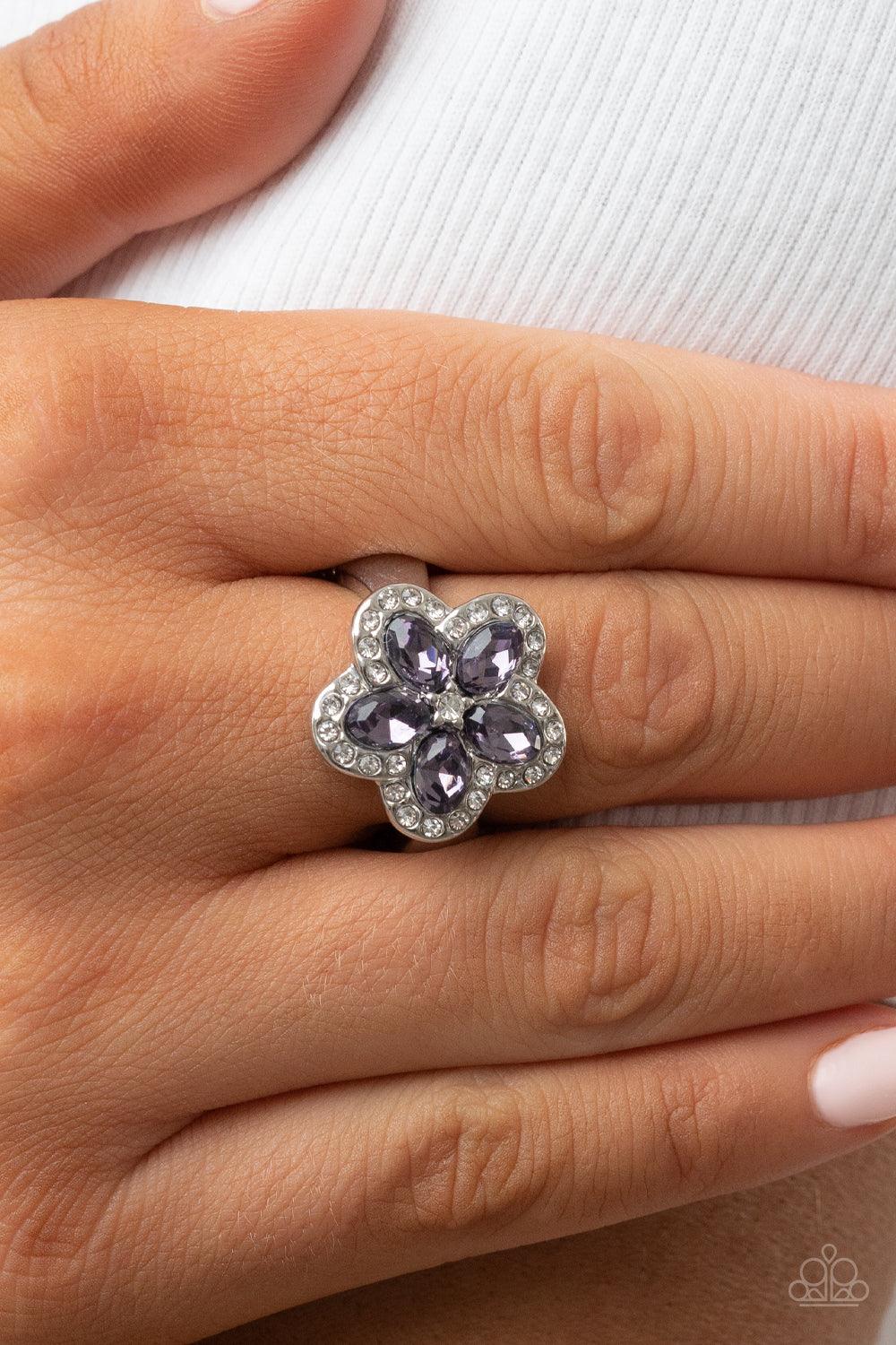 Efflorescent Envy Purple Ring - Jewelry by Bretta