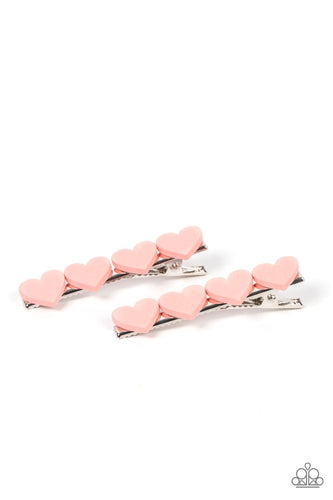 Sending You Love Pink Hair Clips - Jewelry by Bretta