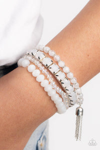 Day Trip Trinket White Bracelet - Jewelry by Bretta