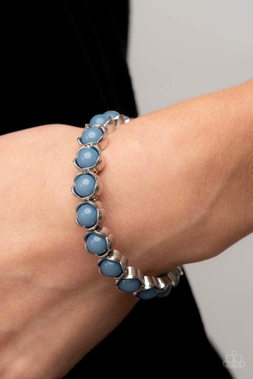 Lets be Buds Blue Bracelet - Jewelry by Bretta