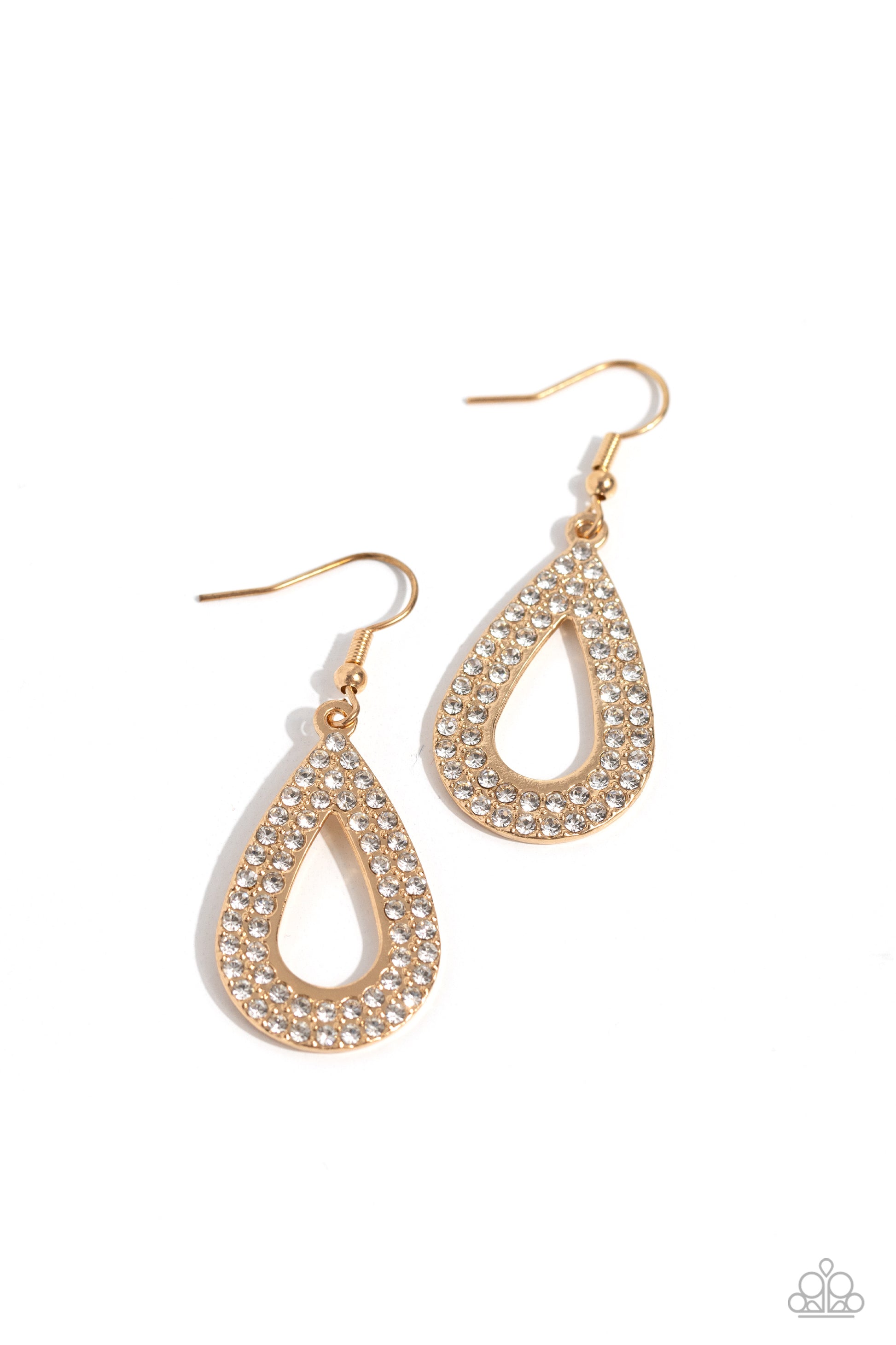 I am the Party Gold Earrings - Jewelry by Bretta