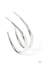 CURVE Your Appetite Silver Earrings - Jewelry by Bretta