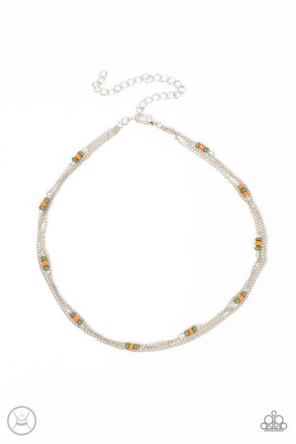 Bountifully Beaded Green Necklace - Jewelry by Bretta