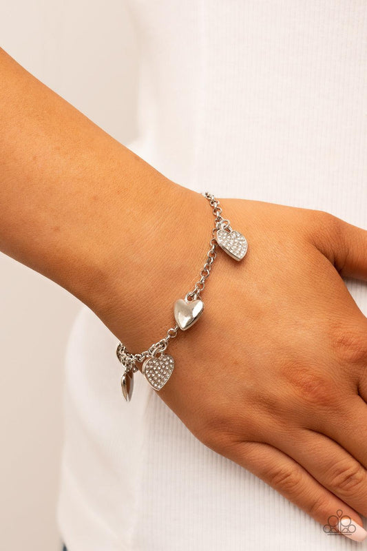Lusty Lockets White Bracelet - Jewelry by Bretta - Jewelry by Bretta