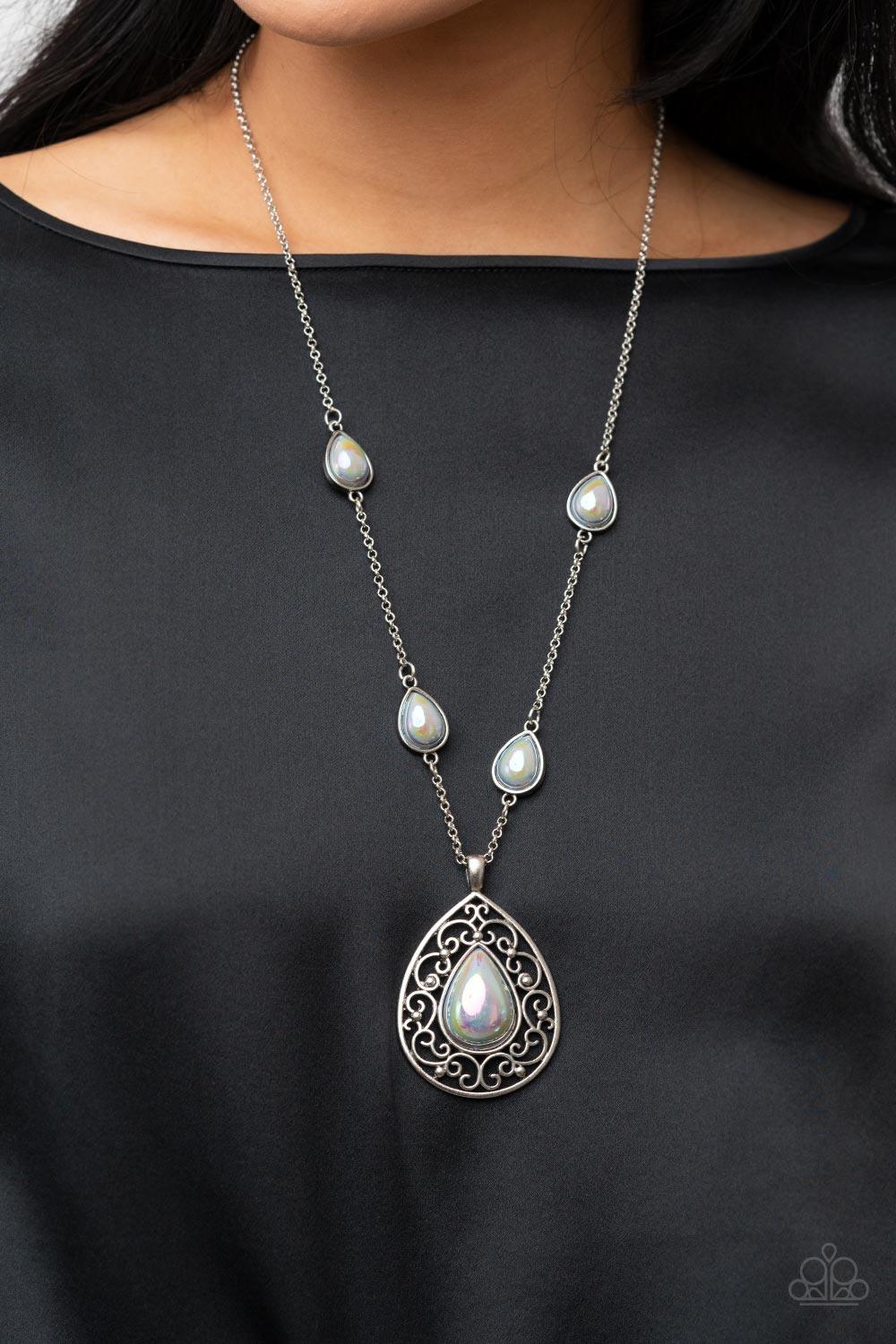 Magical Masquerade Silver Necklace - Jewelry by Bretta