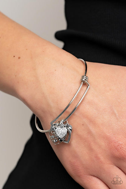Im Yours White Bracelet - Jewelry by Bretta