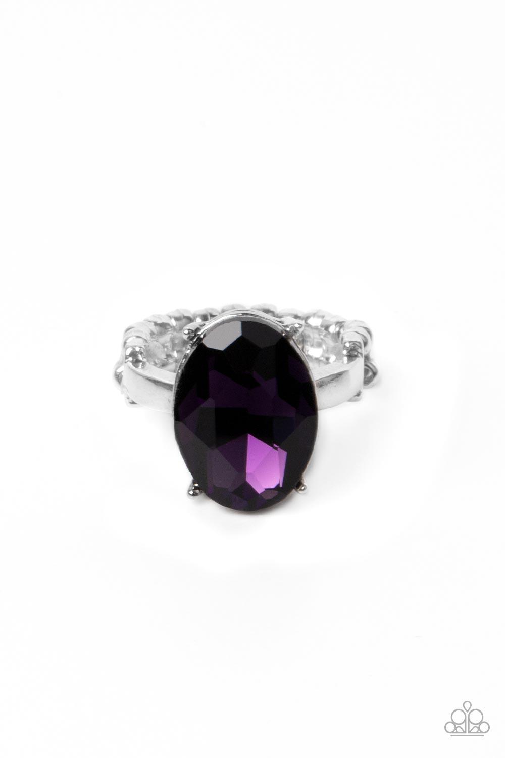 Updated Dazzle Purple Ring - Jewelry by Bretta