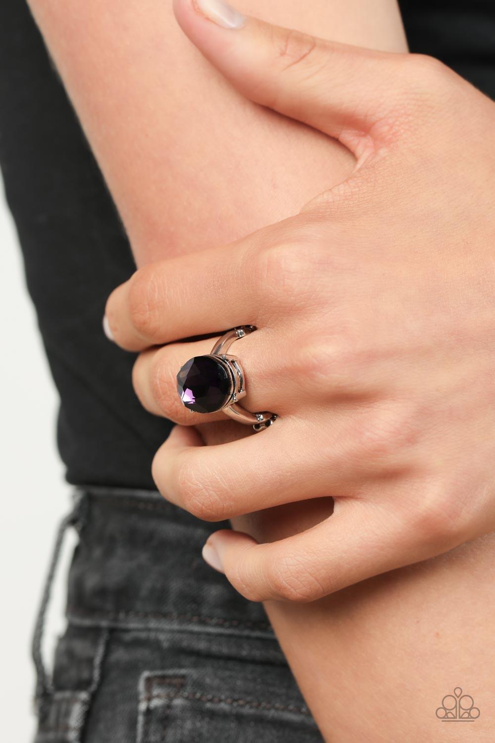 Updated Dazzle Purple Ring - Jewelry by Bretta