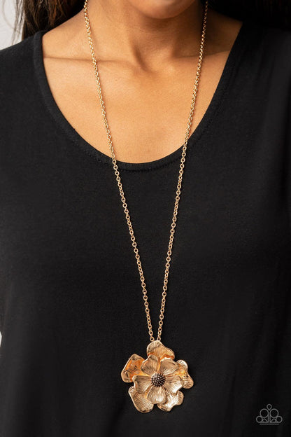 Homegrown Glamour Gold Necklace - Jewelry by Bretta