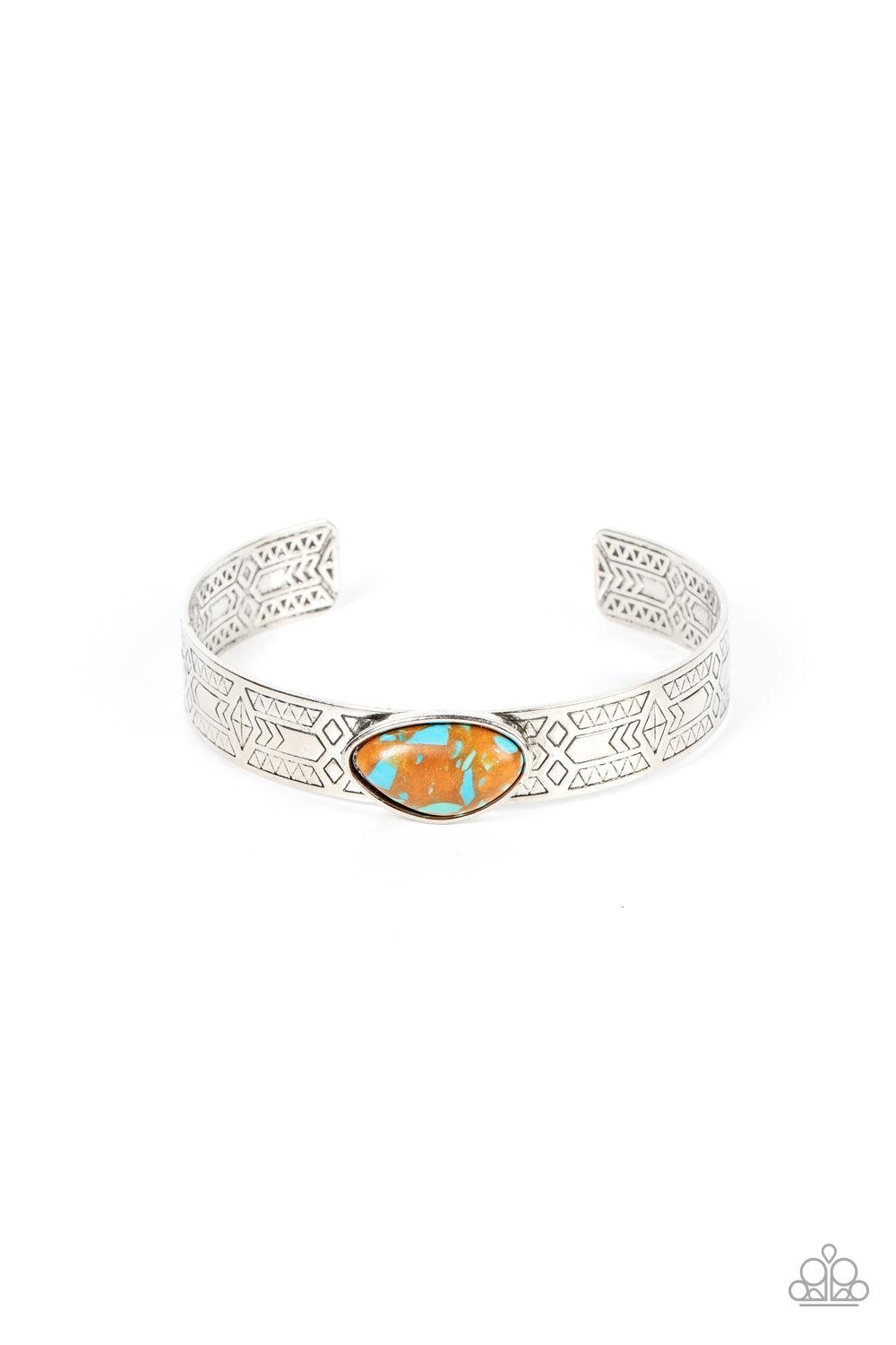 Gobi Glyphs Brown Bracelet - Jewelry by Bretta