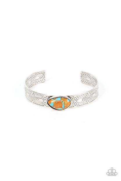 Gobi Glyphs Brown Bracelet - Jewelry by Bretta