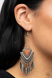 Shady Oasis Brown Earrings - Jewelry by Bretta