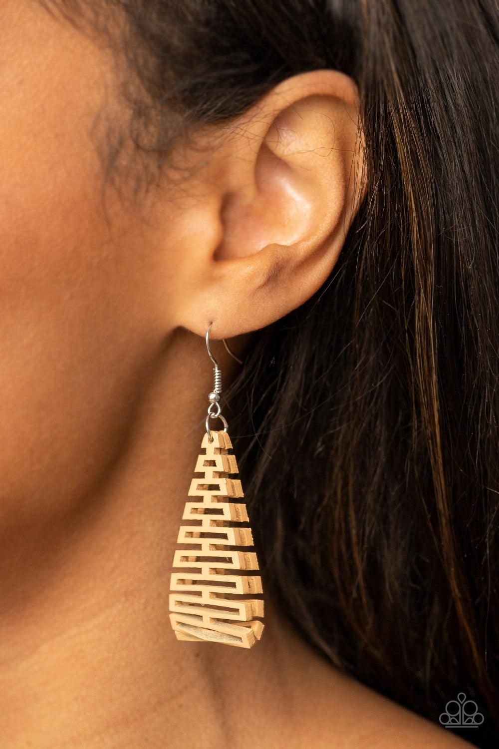 Urban Delirium Brown Earrings - Jewelry by Bretta