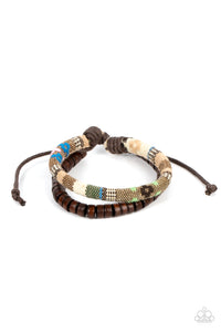 Pack your Poncho Brown Urban Bracelet - Jewelry by Bretta